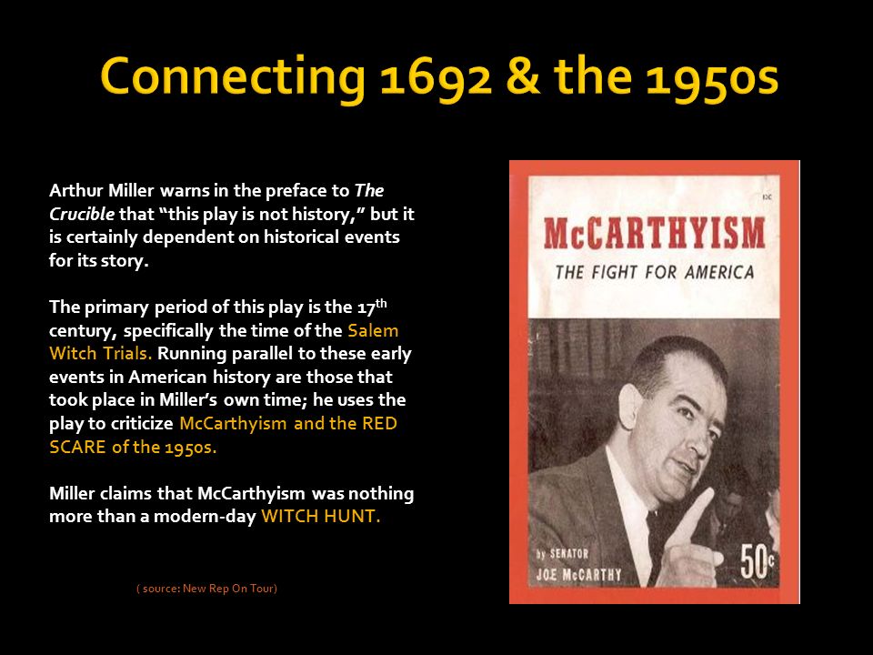 Comparison between McCarthyism and Salem Witch Trials Essay Sample